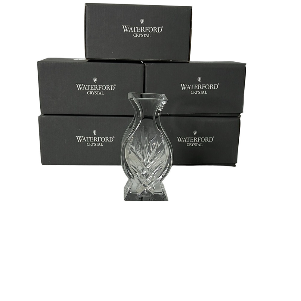 *NIB* Vintage Waterford Crystal I Athens Posy Vase